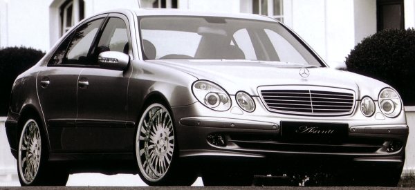 2005 MERCEDES BENZ E500 ON 20 inch P.MILLER PM506