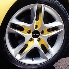 Ronal RT Custom Audi Yellow