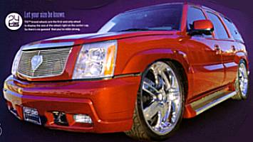 Shaquille O'Neal's 2003 Escalade on 24 inc