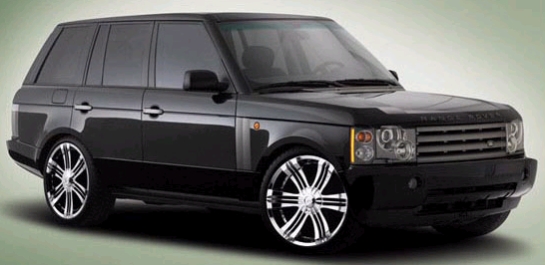 Zinik Z13 Luina Chrome Alloy Wheels on Range Rover