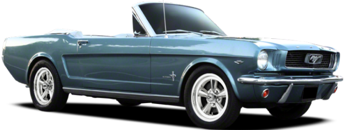 1965 Mustang on American Racing Torq Thrust Rims