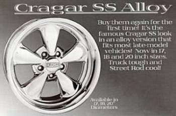 New! Cragar SS Alloy Wheel