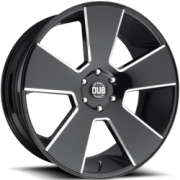 DUB Del Grande S230 Gloss Black Milled Wheels
