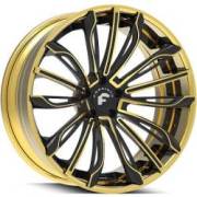 Forgiato Montare ECL Gold and Black Wheels