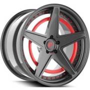Technica 2.6-R Red and Grey Wheels