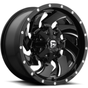 Fuel Cleaver Gloss Black Milled Wheels