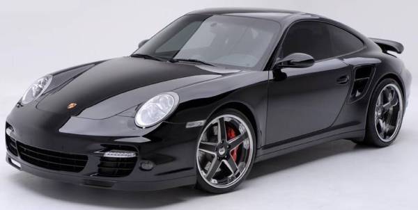 GFG Forged Modular Black Nice-5 Wheels on Porsche