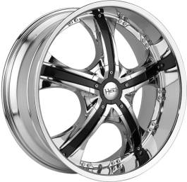 22 inch Hero Amore chrome wheels