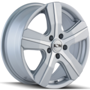 Ion Style 101 Silver Machined Wheels