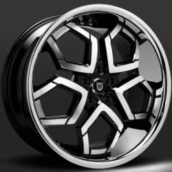Lexani Hydra Black Machined Custom Wheels