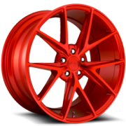 Niche M186 Misano Candy Red Wheels