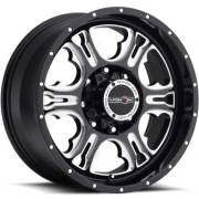 Vision Wheel 397 Rage Black Milled Wheels