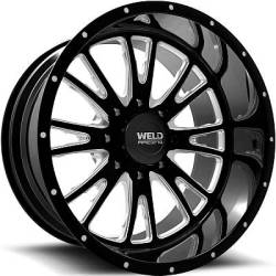 Weld Racing XT Slingblade 8 Black Milled Wheels