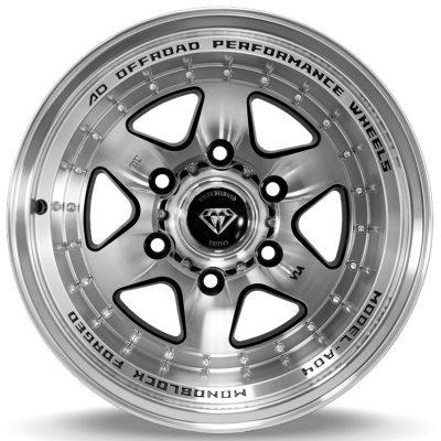 White Diamond 3910 Machined Gunmetal Wheels