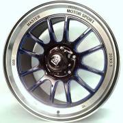 White Diamond 0089 Blue Window Custom Wheels