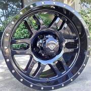 White Diamond W3244 Gloss Black Wheels